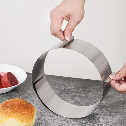 قالب كيك دائري قابل للتعديل - Cercle à Gâteau Réglable